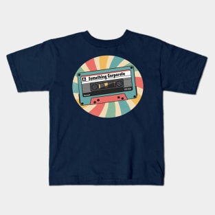 something corporate retro Kids T-Shirt